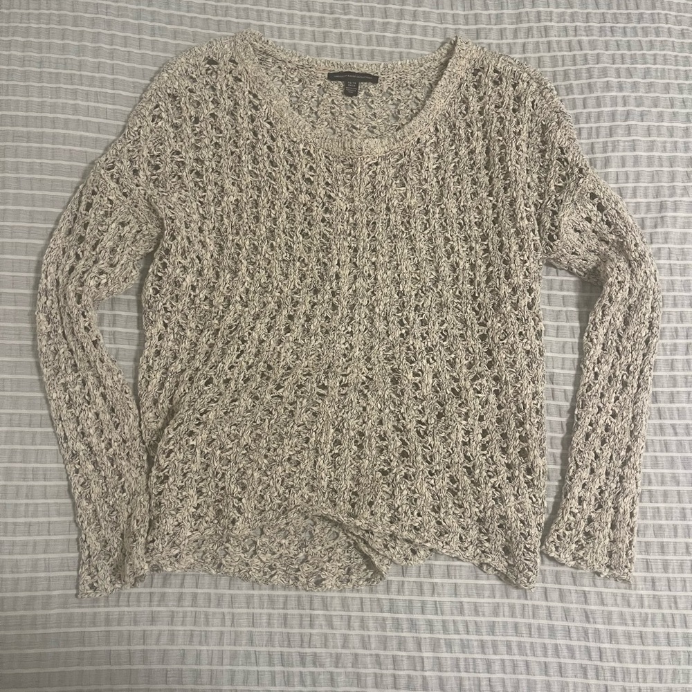 American Eagle crochet sweater (xs)